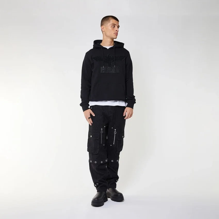 Boy Eagle Applikations-Hoodie