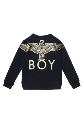BOY Eagle-Sweatshirt für Kinder mit Aufdruck auf dem Rücken