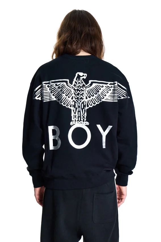 Boy Eagle Sweatshirt mit Rückenaufdruck