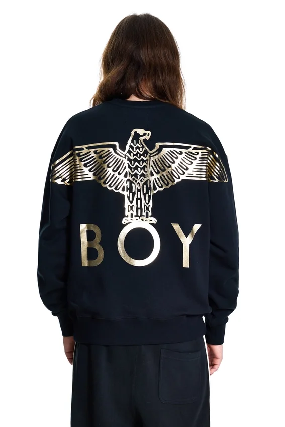 Boy Eagle Sweatshirt mit Rückenaufdruck