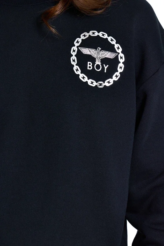 Boy Eagle Sweatshirt mit Rückenaufdruck