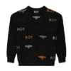 Boy Mania Sweatshirt mit Stickerei