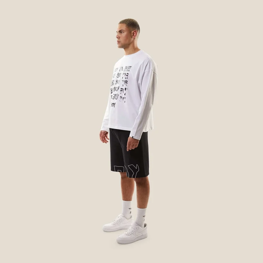 BOY Repeat Langarm-Oberteil mit Grafikprint