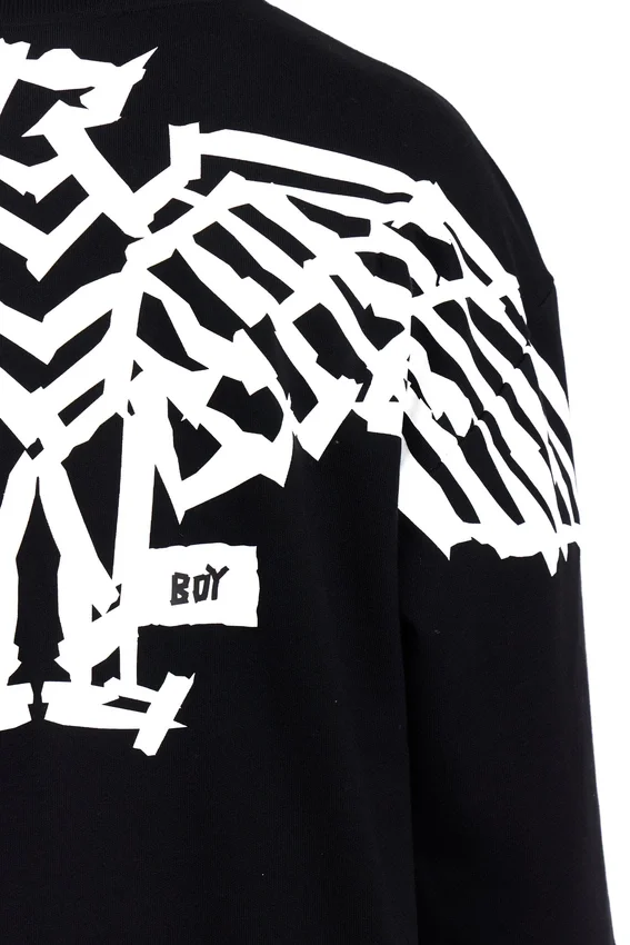 Boy Sweatshirt mit „Tape Eagle“-Rückenprint