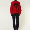 Cheeky Devil Pullover mit doppelten Ärmeln