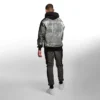 Denim-Hoodie mit Grafikprint