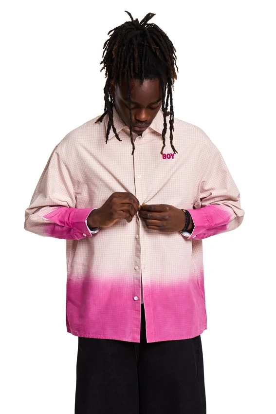 Dip-Dye-Karohemd