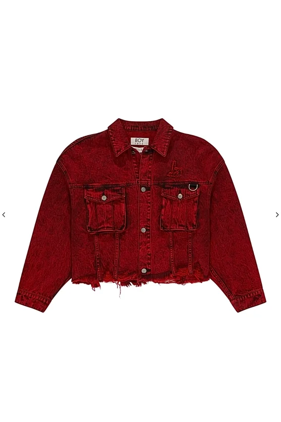 Future Boy Boxy Denim-Truckerjacke