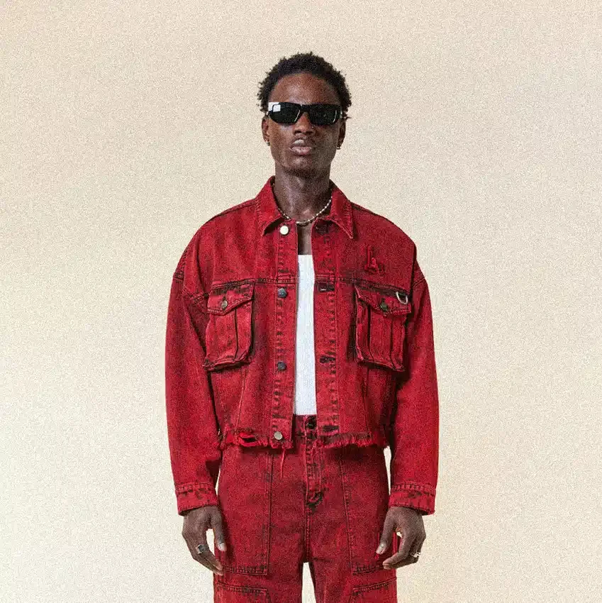 Future Boy Boxy Denim-Truckerjacke