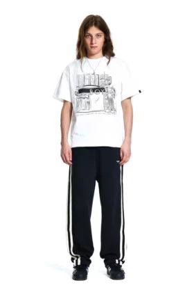 Gestreifte Jogginghose