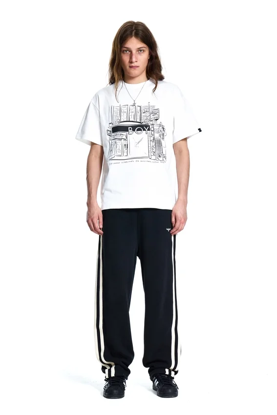 Gestreifte Jogginghose