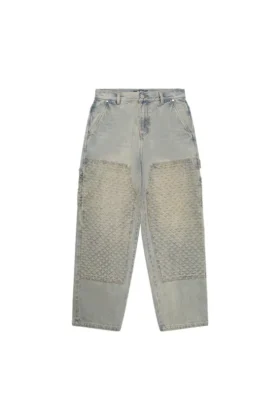 Laser-Distressed-Jeans-Hose