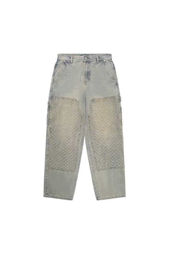Laser-Distressed-Jeans-Hose