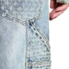 Laser-Distressed-Jeans-Hose