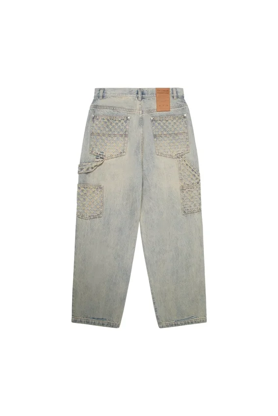 Laser-Distressed-Jeans-Hose