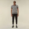 Maßgeschneiderte Jersey-Hose mit Reißverschluss