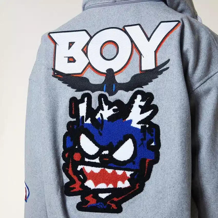 Moto Sticker Bomber-Varsity-Jacke
