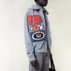 Moto Sticker Bomber-Varsity-Jacke
