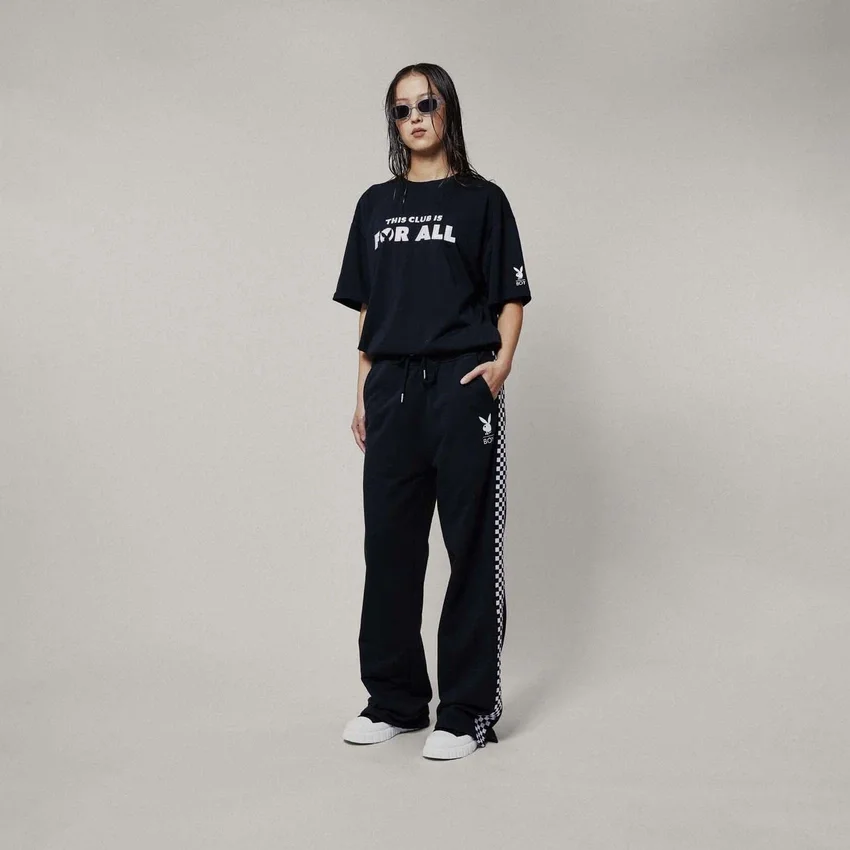 Playboy x BOY Checkerboard Vortex Jogginghose