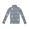 Playboy x BOY Checkerboard Vortex Mesh-Oberteil