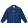 Playboy x BOY Denim-Jacke mit Schachbrettmuster