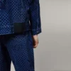 Playboy x BOY Denim-Jacke mit Schachbrettmuster
