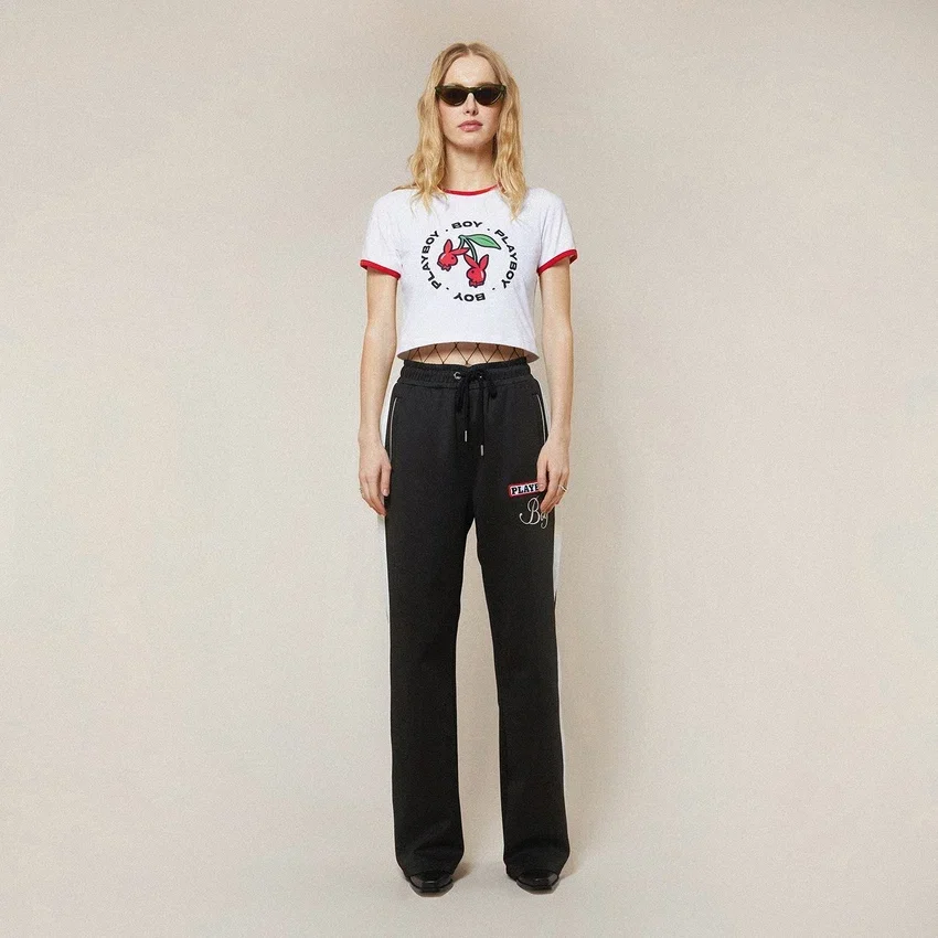 Playboy x BOY Double Cherry Ringer T-Shirt