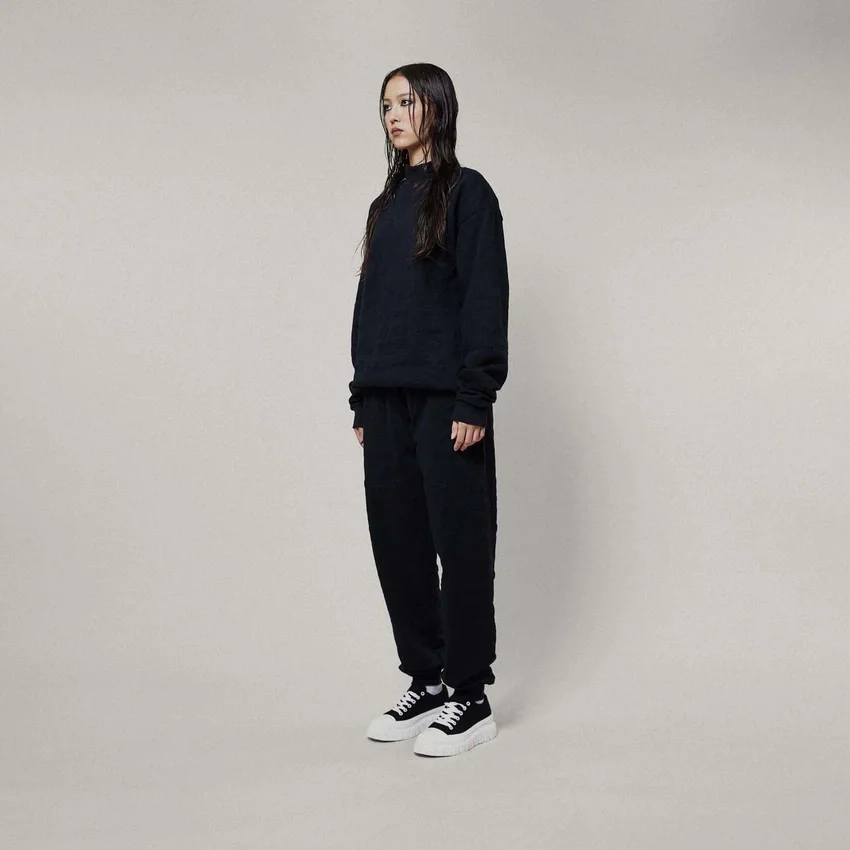 Playboy x BOY gestepptes Sweatshirt mit Stehkragen