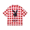 Playboy x BOY Gingham Bunny Resort-Hemd