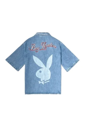 Playboy x BOY Jumbo Bunny Jeanshemd