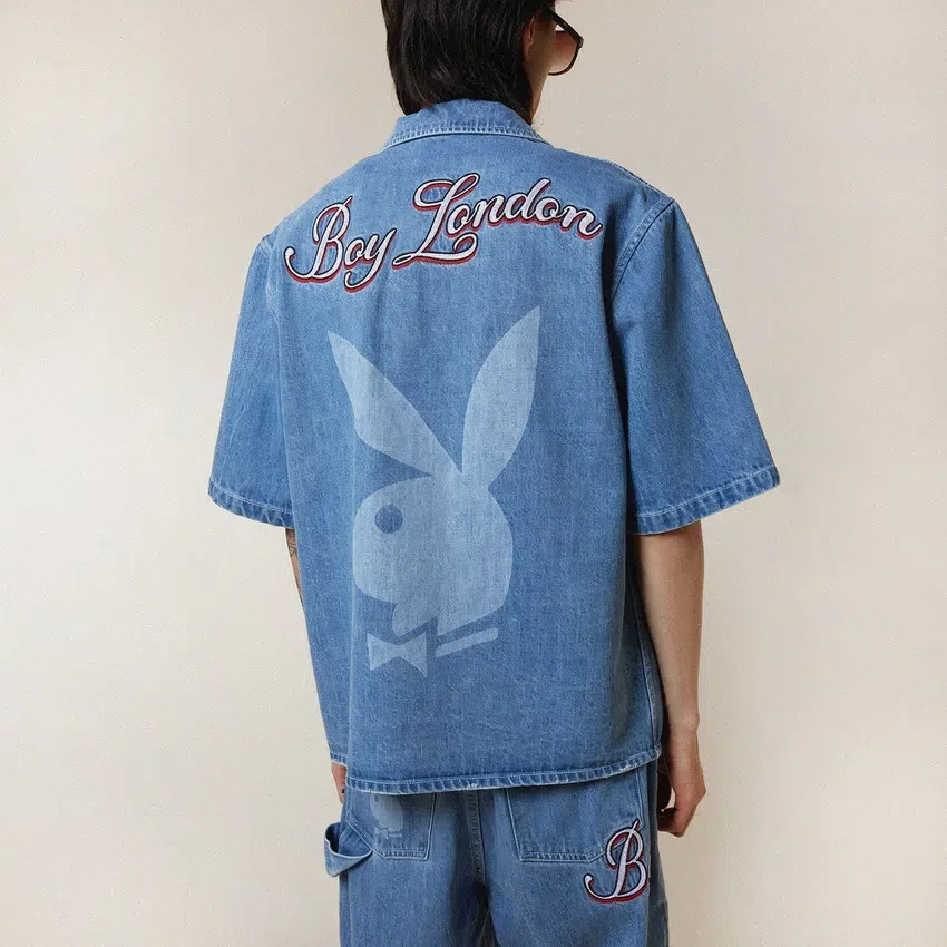 Playboy x BOY Jumbo Bunny Jeanshemd