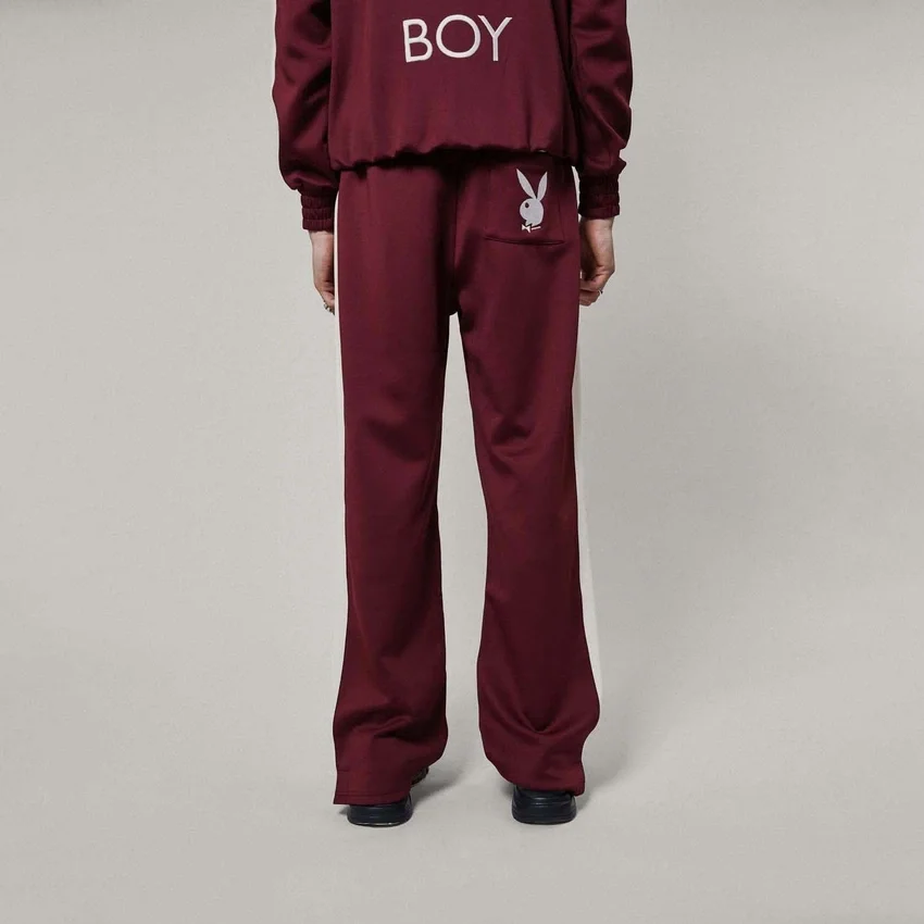 Playboy x BOY Nylon-Jogginghose mit weitem Bein