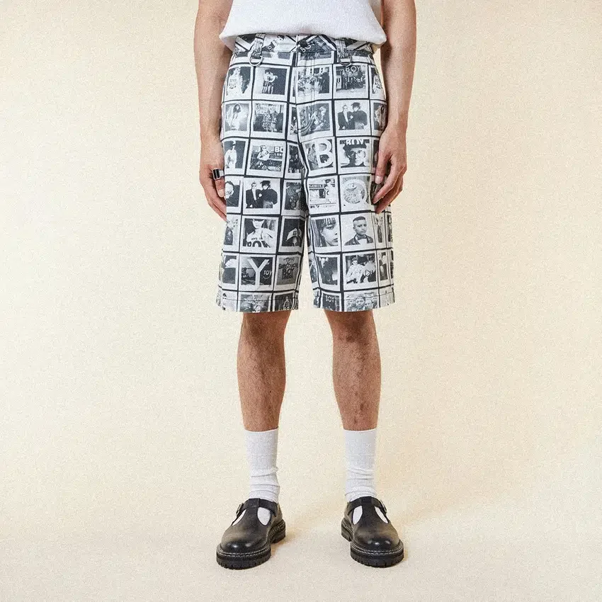 Polaroid Memories Denim Shorts