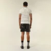 Polo-T-Shirt aus offenmaschigem Strick