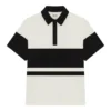 Rugby-Oberteil mit kurzen Ärmeln und Used-Look-Streifen