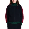 Schwarze „Crochet“-Trainingsjacke