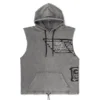Stencil Kurzarm-Hoodie Shorts