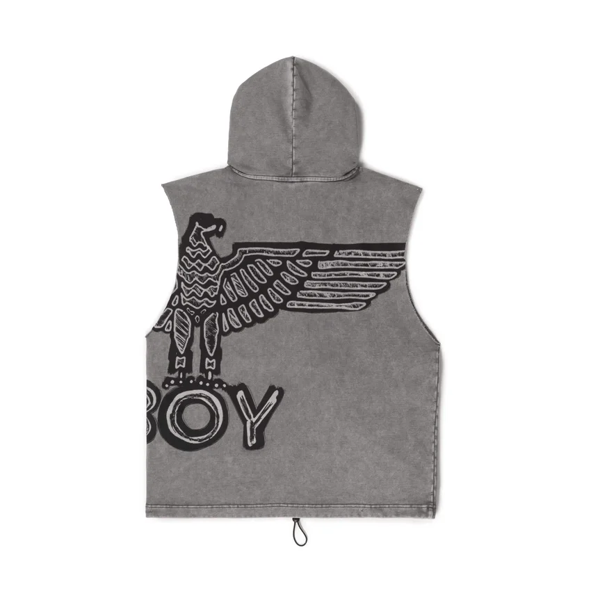 Stencil Kurzarm-Hoodie Shorts