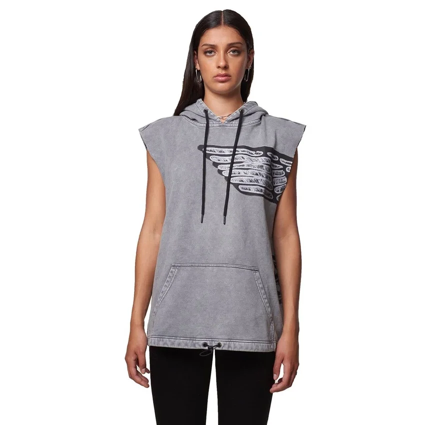 Stencil Kurzarm-Hoodie Shorts