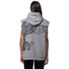 Stencil Kurzarm-Hoodie Shorts