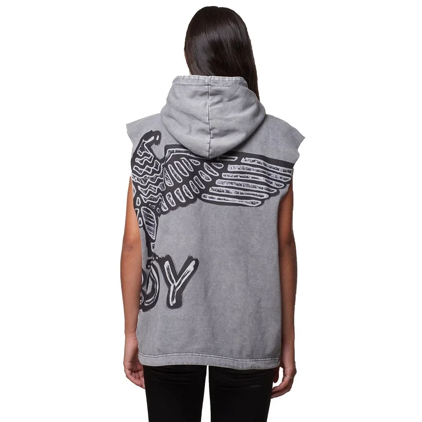 Stencil Kurzarm-Hoodie Shorts