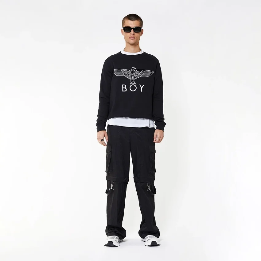 Sweatshirt mit „BOY Eagle“-Applikation