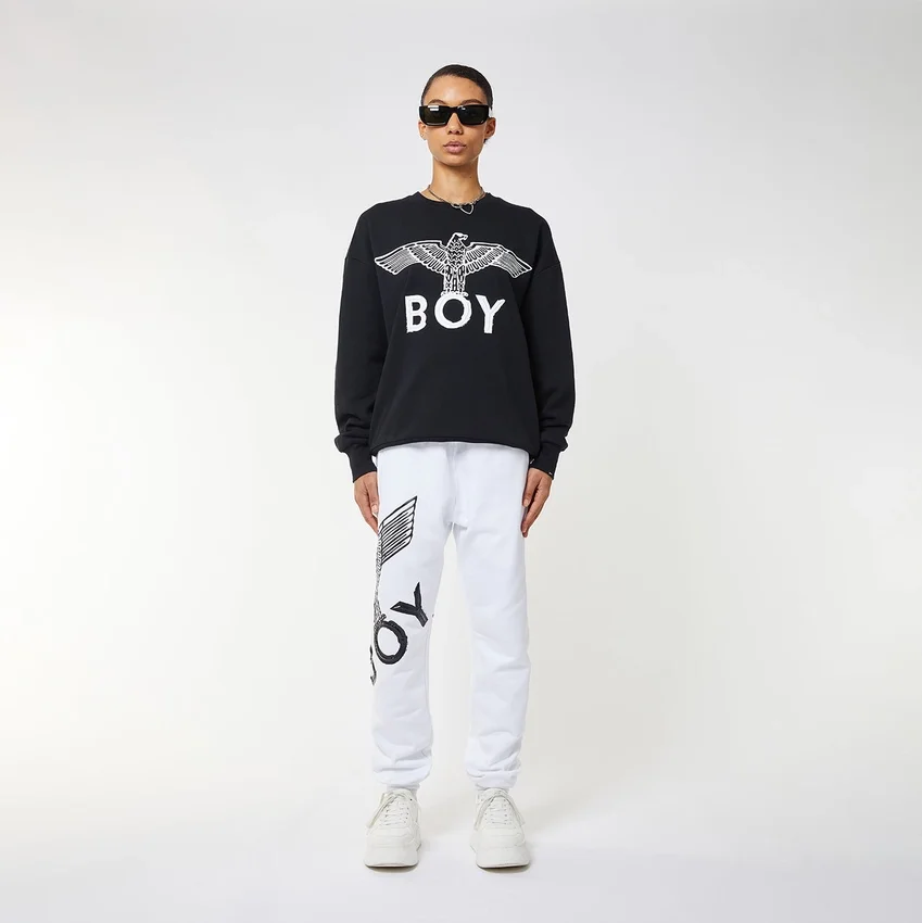 Sweatshirt mit „BOY Eagle“-Applikation