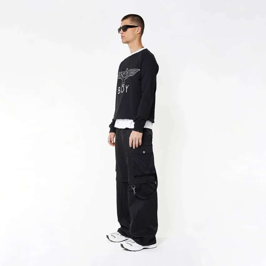 Sweatshirt mit „BOY Eagle“-Applikation
