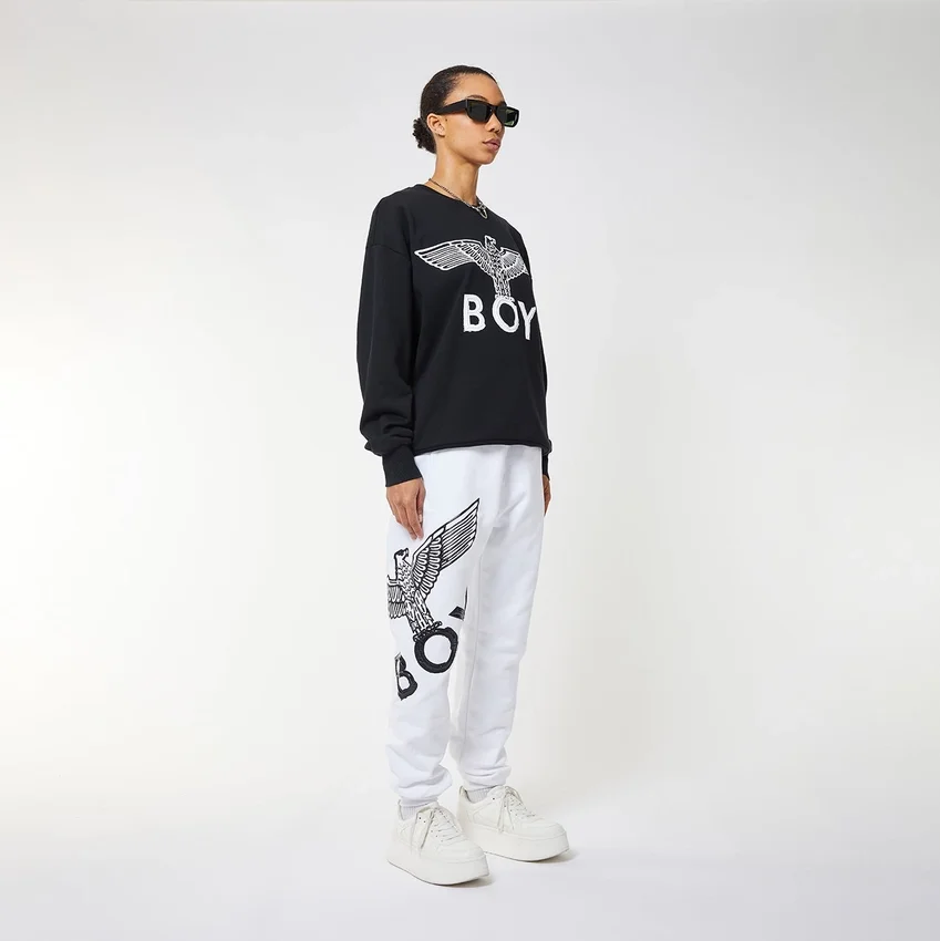 Sweatshirt mit „BOY Eagle“-Applikation